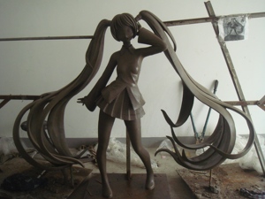 Figura de Ídolo Virtual de Silicona Hiperrealista Superior, Estatua de <span class=keywords><strong>Chica</strong></span> Anime Personalizada 1:1, Escultura Humana de Tamaño Real, Coleccionable Artístico - Product Image 2