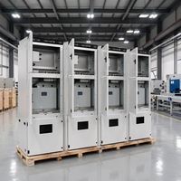 Armoire de distribution d'énergie blindée amovible de moyenne tension 12kV/24kV pour intérieur, type encastré métallique, pour salle de distribution d'usine