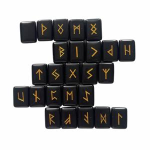 Piedra Energética Curada con Símbolos y Runas Personalizadas Talladas a Mano - Product Image 5