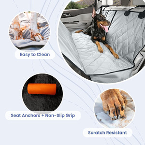 Dog Waterproof Hammock <b>Large</b> car Seat Covers for Pets Leather Travel Bed Protects Backseat <b>Mat</b> Belt Pet Dog Car Seat Cover - Product Image 6