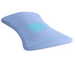 Coussin de soutien lombaire pour le bureau et la maison, coussin de siège en mousse à mémoire de forme avec coutures invisibles - Product Image 6