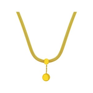 <span class=keywords><strong>Parure</strong></span> de bijoux tendance en acier inoxydable plaqué <span class=keywords><strong>or</strong></span> 18 carats, étanche, avec pendentif boule, <span class=keywords><strong>collier</strong></span>, bracelet et boucles <span class=keywords><strong>d</strong></span>'oreilles pendantes pour femme - Product Image 5