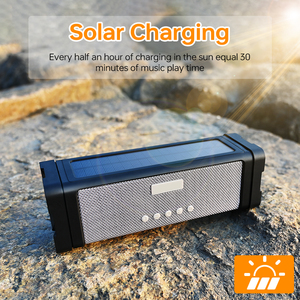 Năng lượng mặt trời Bluetooth Loa ES-T68 | 20 Wát điện + IPX7 không thấm nước, 5000mAh 30H + Thời gian chơi, BT 5.1, ngoài trời/âm nhạc trong nhà - Product Image 3