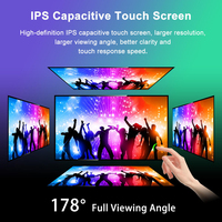 Espejo Retrovisor con Pantalla Táctil IPS de 9.7 Pulgadas, Pantalla Dividida, TV, GPS para Automóvil, Estéreo Multimedia, Conexión Inalámbrica Celular, CarPlay, Android Auto, 4G LTE