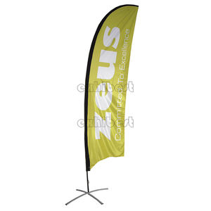 Pancarta voladora en forma de lágrima, asta de bandera de playa y pancartas, publicidad personalizada, sistema de asta de pluma, asta de bandera de barco - Product Image 3