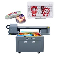Printer Inkjet UV, keluaran baru dengan kepala cetak Ricoh harga rendah kelas otomatis untuk desain sepatu kreatif DIY