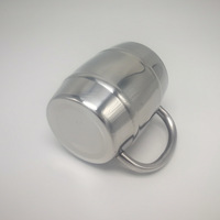 Z561 Mug à bière créatif en acier inoxydable 304, double paroi, polissage miroir, isolé