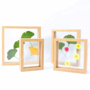Beechwood Photo <b>Frame</b> 16 Inch A4 10 Inch 8 Inch 7 Inch 6 Inch Square Wooden <b>Frame</b> For <b>Plant</b> Specimen DIY Display Tabletop - Product Image 1