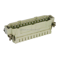 Connecteur d'alimentation femelle étanche IP65 avec boîtier NBR et prise mâle à insert terminal pour équipement industriel