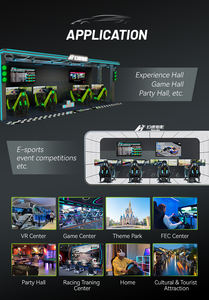 Renixsim Entertainment Arcade Center F1 Pro <span class=keywords><strong>4</strong></span> Axis Sim Racer Entrenamiento Carreras Competición Máquina de juegos Racing Arena - Product Image 6