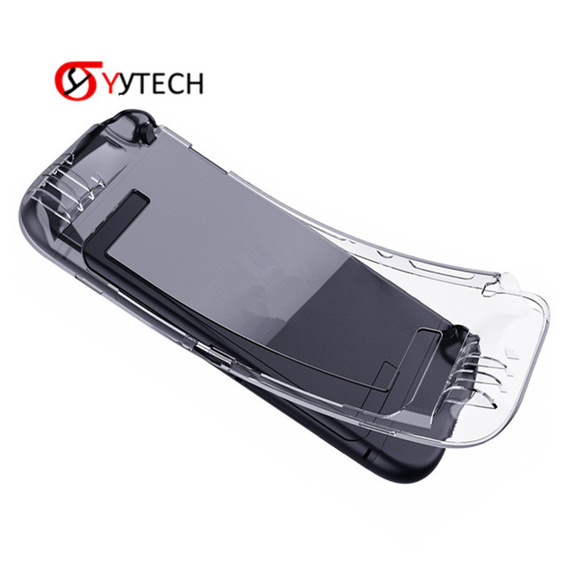 SYYTECH One-piece TPU Game Card Storage Protective Crystal Case for NS Nintendo Switch 2 V2 Console Shell Clear Protector Cover