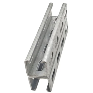 Thiết kế mới lạ đôi C kênh thép unistrut khung 41mm 41mm strut kênh với uốn cắt Hàn dịch vụ <span class=keywords><strong>ANSI</strong></span> tiêu chuẩn - Product Image 6