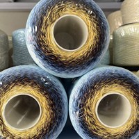 Fil acrylique mélangé dégradé pour dentelle, 500g, paquet demi-kilogramme, pour couverture et châle au crochet faits main DIY