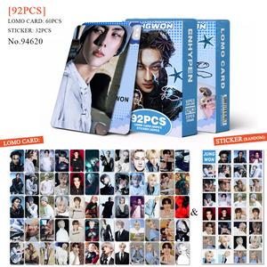 Nuove Carte Lomo Bifacciali ENHYPEN Kpop, Merchandise di Gruppo, Adesivi per Scrapbook Fai-da-Te, Collezione Idol, Carte Decorative ad Alta Definizione - Product Image 6