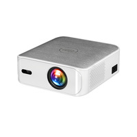 Projecteur CRT intelligent Full HD 3D portable T30 neuf 1080p pour cinéma maison, 400 lumens ANSI intégrés, approvisionnement direct usine transfrontalier