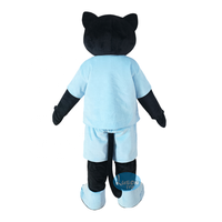 Costume de mascotte de panthère noire, animal, cosplay, léopard