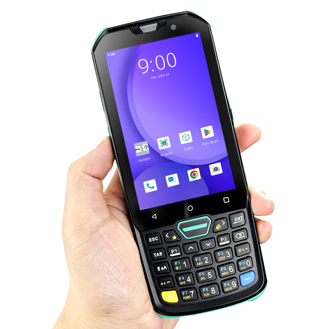 FYJ F9824 4 Inch Keyboard Android 13 Pda Warehouse Industrial 1D 2D Barcode Pda Scanner Warehouse Logistics Android Rugged Pda