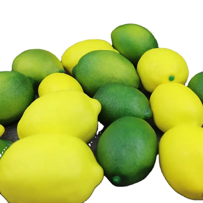 מלאכותי דקורטיבי פלסטיק לימונים פו פירות