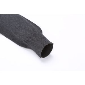 Men's Fashion Cardigan Crew Neck Long Sleeves Regular Fit Thin Lightweight Merino Wool Knitwear for Autumn - Product Image 3