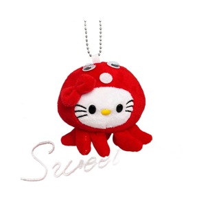 Polpo a Otto Braccia Peluche Ciondolo per Borsa, Simpatico Accessorio Piccolo per Zaino Scolastico Giapponese da Ragazza, 10CM, Cotone PP - Product Image 5