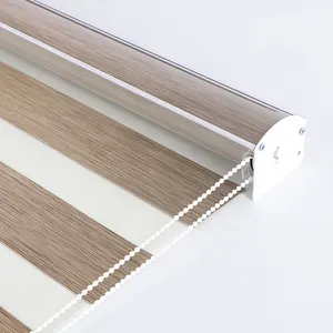 Home Manual Window Blinds Manufacture Black Roller Curtain Battery Powered Electric Rolling Shades Zebra Window Blinds