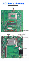 Carte mère industrielle OEM ITX MXM Carte graphique Support 12-14th Intel Core Win11 4K Gaming Desktop DDR4 Memory SATA Hard 64 GB