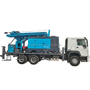 Fabricant Prix usine machine de forage dth d'eau plate-forme de forage de camion 400 mètres - Product Image 3