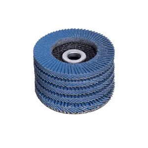 Flap Disc 40 115mm Blue Germany Zirconia Highly Safe Efficient Grinding Abrasive 3m Flap Disc