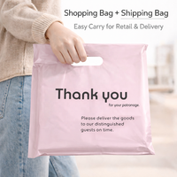 Enveloppes d'expédition personnalisées avec logo, étanches, auto-adhésives, enveloppes à poignée, emballage pour vêtements, expédition e-commerce, sacs d'expédition en polyéthylène