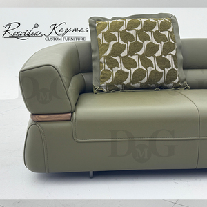 Juego de Sofás Chesterfield de Cuero Genuino Keynes con Relleno de Esponja para Sala de Estar, Apartamento, Vestíbulo de Hotel y Sala de Espera - Product Image 6