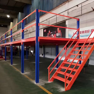 Металлическая стеллажная система для склада: Мезонинная платформа, усиленные полки для тяжелых нагрузок - Product Image 2