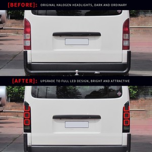 Car Lighting System <b>LED</b> Tail <b>Light</b> Assembly for Toyota Hiace 2005-2018 Rear Brake Turn Signal Reverse Lamps Left and Right - Product Image 3