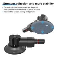 Support universel pour téléphone de voiture à ventouse avec fixation en caoutchouc à vide de 3 pouces, revêtement inférieur en silicone, capacité de charge de 15 à 20 kg pour pare-brise