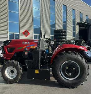 Fabbrica a buon mercato 2WD 4WD Mini trattore <span class=keywords><strong>rosso</strong></span> 35HP 30HP 25HP motore Diesel 50HP tosaerba compatto con pompa Core cambio - Product Image 3