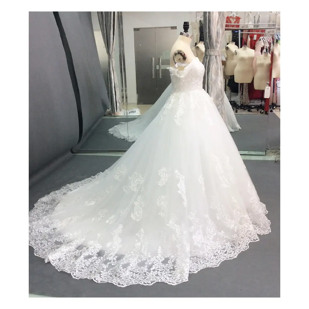 Latest Design Vestido Boda Lawn Bridal Bandage Wedding Gowns Dress For Women Plus Size