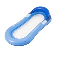 Matelas flottant gonflable transfrontalier pliable en maille pour parc aquatique, hamac flottant individuel pour piscine
