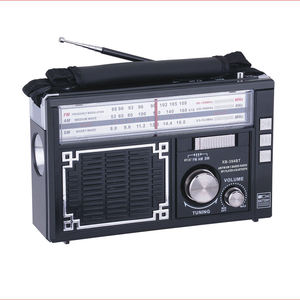 Radio AM/FM Multibanda Solar Retro XB-398U-S con Batería de 1800mAh, Ranura USB/MP3/TF y Altavoz Integrado para Exteriores - Product Image 4