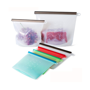 Custom Reusable Pouch Container Packing Set Food Grade Silicone <b>Bag</b> - Product Image 5