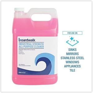 Nettoyant tout usage non parfumé de qualité industrielle, 1 gallon, pour usage commercial - Boardwalk BWK4724EA - Product Image 2
