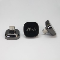 Flashdisk Mini Persegi Tipe C USB dengan Logo Custom Menyala, Pendrive OTG USB Stick untuk Hadiah Promosi Perusahaan