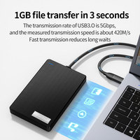 Offerta Esclusiva: Case Esterno 2 in 1 per Hard Disk HDD da 2.5 Pollici con Cavo Integrato, Connessioni Tipo C e USB