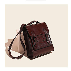 Sac à main en cuir véritable pour femme, élégant, en cuir de vachette souple, sac à bandoulière, fermeture ouverte, été, imperméable, nouveauté - Product Image 2