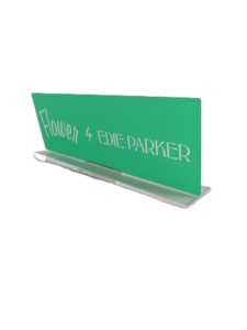 <span class=keywords><strong>Elor</strong></span> Présentoir de bureau personnalisable Support en plexiglas acrylique et aluminium pour aliments, boissons, produits de soins - Product Image 4
