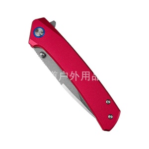 [Cuchillo Plegable de Aleación de Aluminio para Exteriores, Diseño Propio] Cuchillo de Camping, Acero AUS8 de Alta Dureza, Cuchillo de Supervivencia para Exteriores - Product Image 5