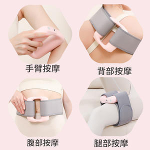 แหวนนวดสั่นสะเทือนสำหรับผ่อนคลายคอและไหล่ เครื่องนวดขนาดเล็กแบบชาร์จ USB พร้อมฟังก์ชั่นนวดสำหรับหลัง เอว และขา - Product Image 5