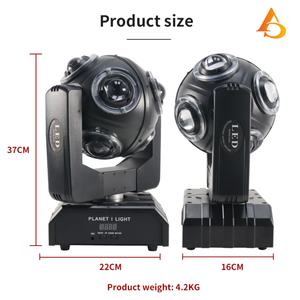 AICPOSE Equipo de Escenario, Luz de Bola Mágica con Cabeza Móvil, DMX512, Luz de Haz LED con Cabeza Móvil - Product Image 3