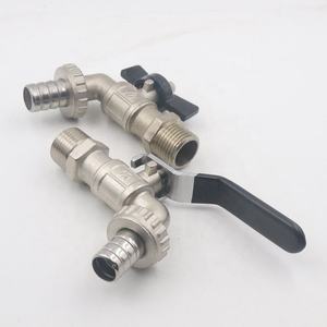 Válvula de Bola de Bronce Manual Profesional, Grifo de Agua Resistente y Antimicrobiano para Cocina y Jardín - Product Image 1