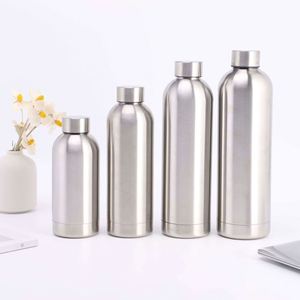 Stainless Steel Vacuum Insulated Water Bottle Double Wall Thermal <b>Flask</b> for Travel Minimalist Design All Sizes Available - Product Image 1