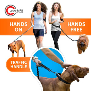 Cinturón de nailon de plomo para mascotas con precio competitivo superventas personalizado, correa elástica para perro con manos libres para trotar y correr - Product Image 2