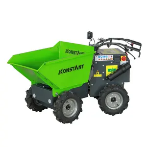 KONSTANT CE-zugelassener elektrischer Mini-Dumper Hydraulic Power Buggy 4WD All Terrain Fußgänger Mini dumper Beton Buggy